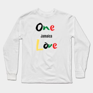 One Love Jamaica (Color) Long Sleeve T-Shirt